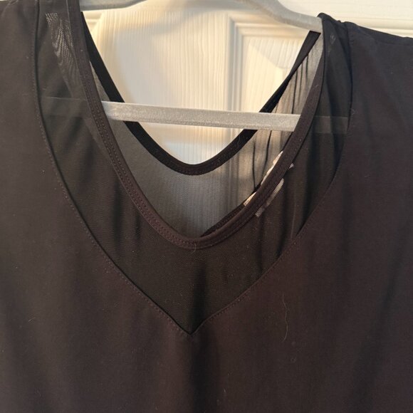 Anatomie Jackson Pima Cotton Mesh V Neck Tank XL - Picture 5 of 5